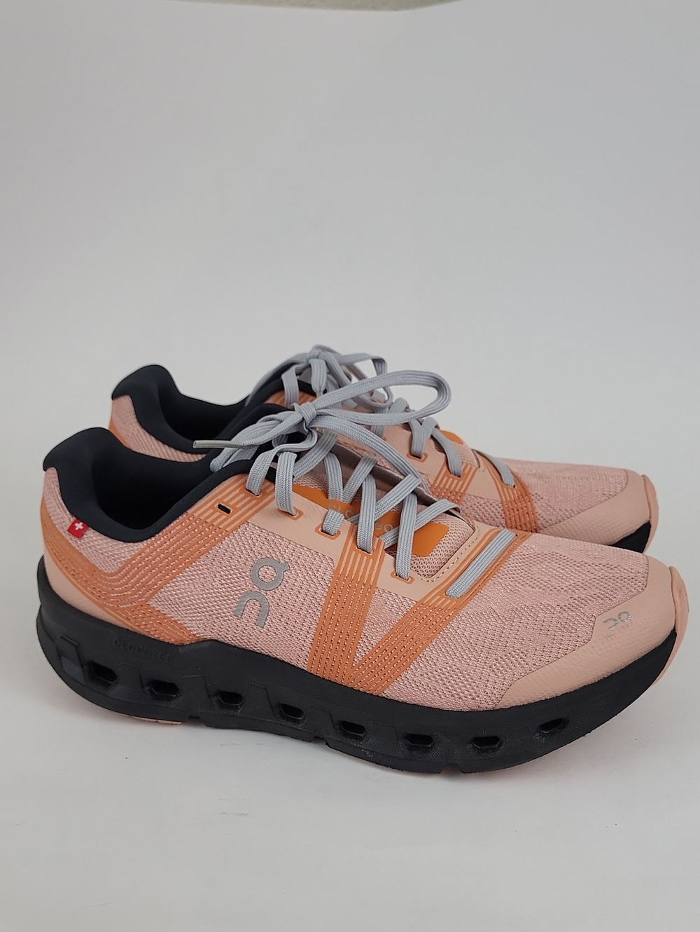 Women's On Cloudgo Rose Magnet Orange Athletic Cloudtec Running Shoes Size 8 - Picture 5 of 13